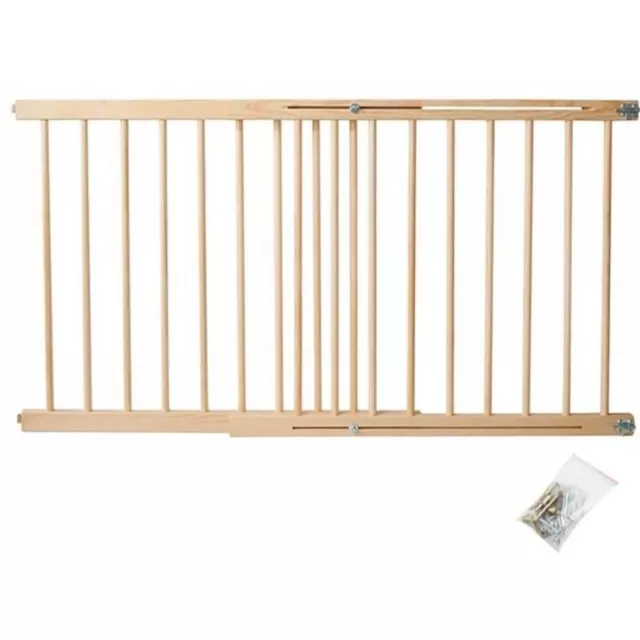 Treppenschutzgitter Türgitter Schutzgitter erweiterbar 72-122 cm Feststellfunkti
