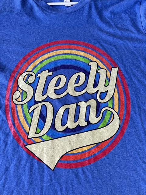 STEELY DAN jazz-rock Large T shirt Donald Fagen throwback tee