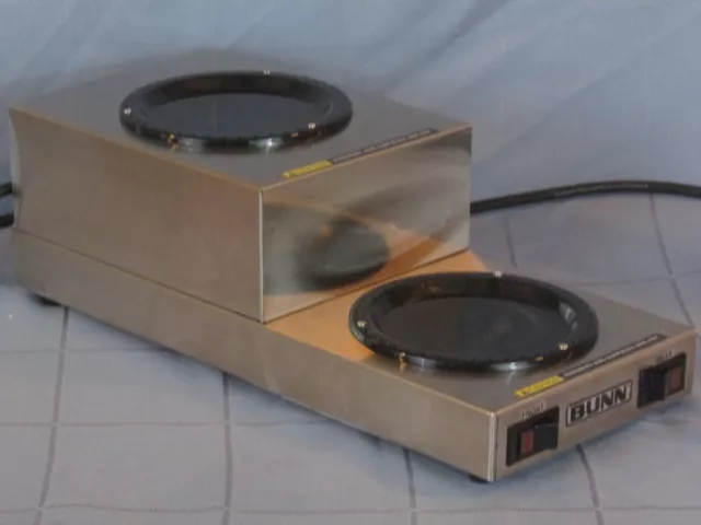 Bunn WS2 Double Coffee Warmer Stainless Steel Used Working #4