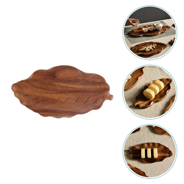Bandeja de madera decorativa multiusos Pro almacenamiento decoración cocina