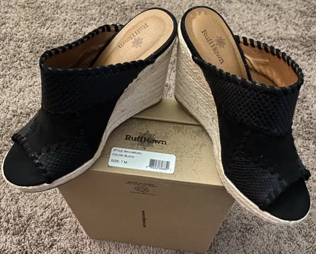 Women’s Ruff Hewn Black 7 M Wedge