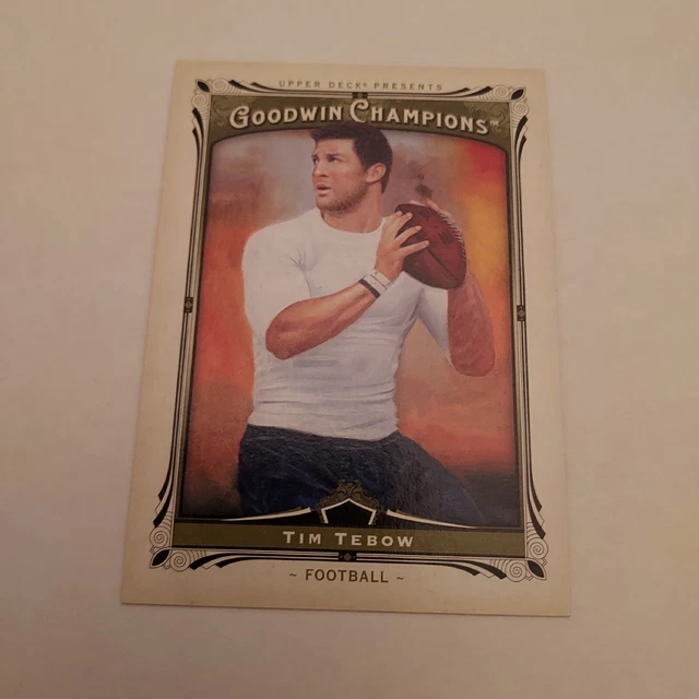 2013 Upper Deck Goodwin Champions Football Card Tim Tebow #37