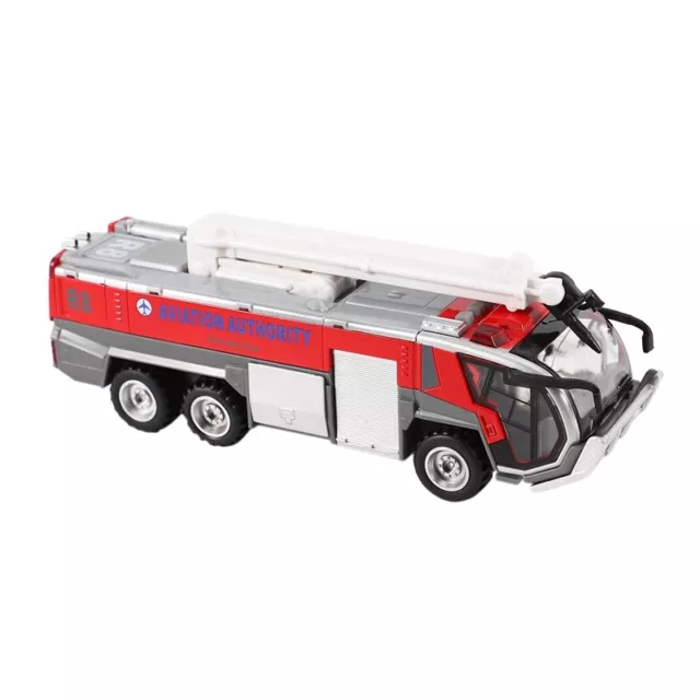 1:32 Airport Fire Truck Fire Engine Electric Die-Cast Engineering Vehicles9329