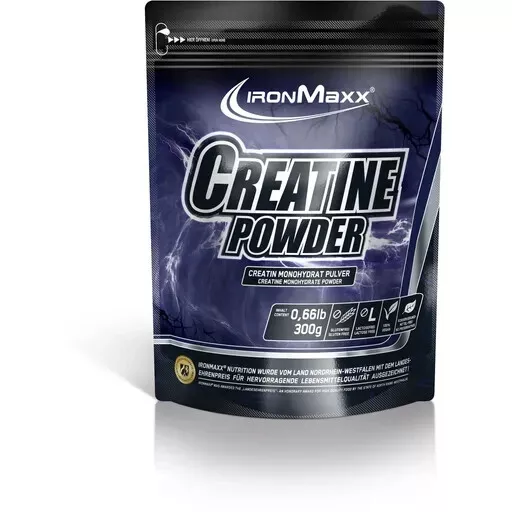 ( 69,93€/ KG) IronMaxx Creatina Monohidrato Polvo Neutral 300g la Fuerza +Bonus