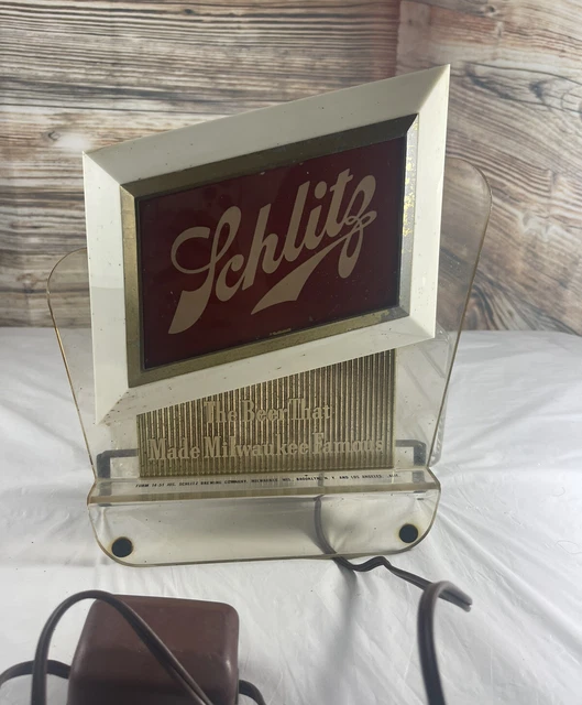 Vintage 1977 Schlitz Light The Beer That Made Milwaukee Famous Doesn’t Light Up
