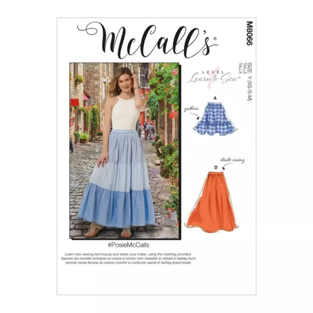 McCalls Sewing Pattern 8066 ZZ (LRG-XLG-XXL)