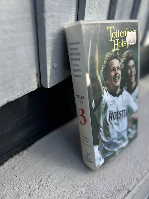 Tottenham Hp TOTTENHAM HOTSPUR OFFICIAL Review 1994/95 Season VHS PAL English U £2. ...