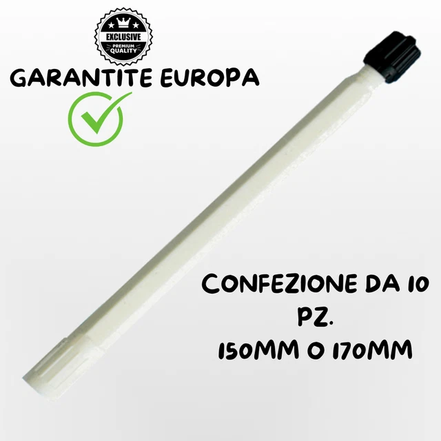 Estensione Valvola Pneumatici - 2 Pezzi In Gomma E Rame, 180mm, Ideale Per Camion, Camper E Auto Difficili Da Raggiungere - Foto 8