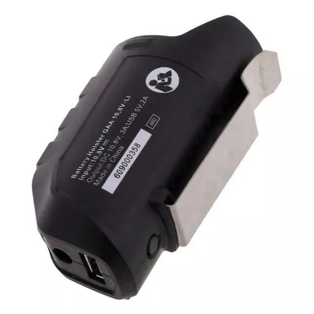 USB adapter charger Case for BOSCH BHB120 10.8V / 12V Li-ion battery adapter