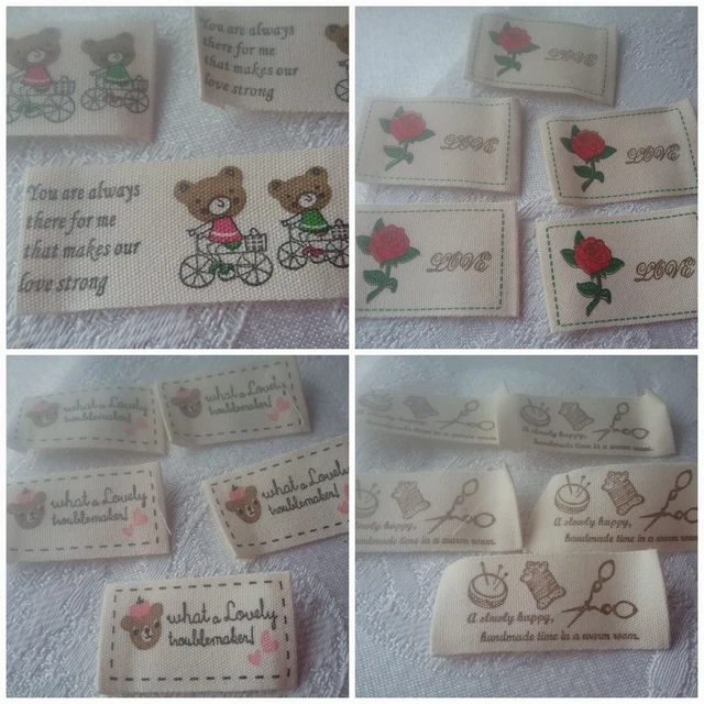 15 Stücke Handgefertigte "Mit Liebe" Etiketten, Fake ... - Shein