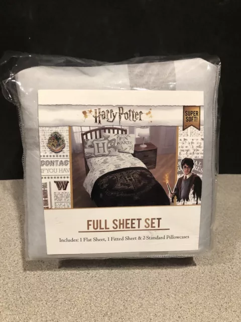 Harry Potter Super Soft Full Sheet Set Jay Franco & Sons Inc. 4 Piece Set