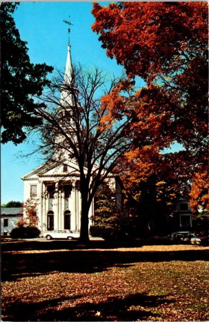 Postcard First Congregational Church Cheshire Conn B209