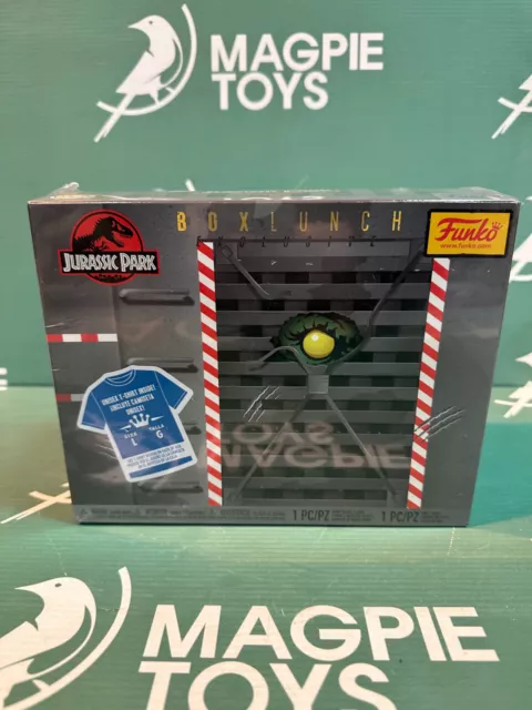 Jurassic Park Funko Pop! Tees BOX LUNCH LARGE Sealed