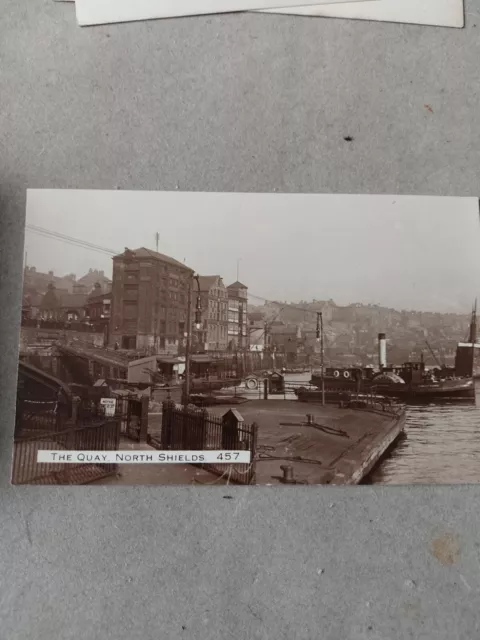 Postcard The Quay North Northumberland 1910 RP Original As Seen Condition