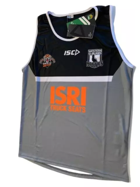 Wests Tigers NRL Players ISC Training Singlet Sizes S-3XL! T8 3