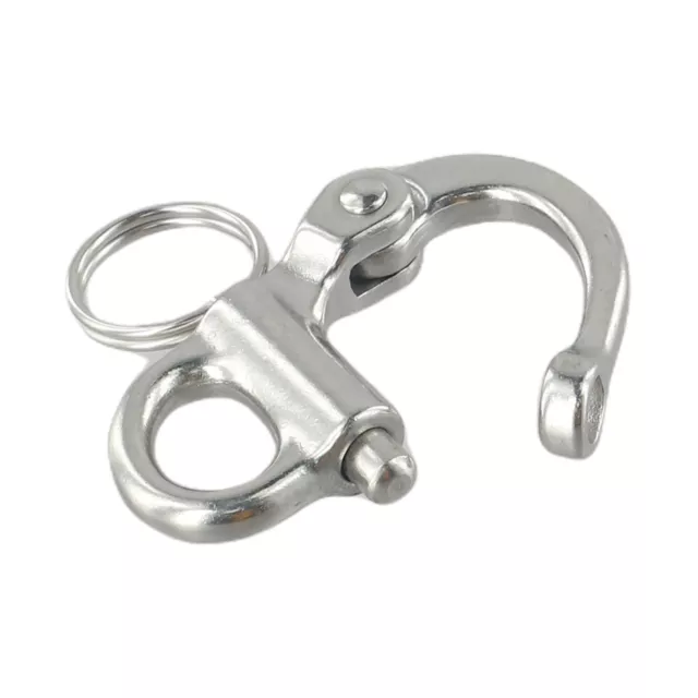Shackle Fittings Hook Marine Quick Release Replacement Stainless Steel