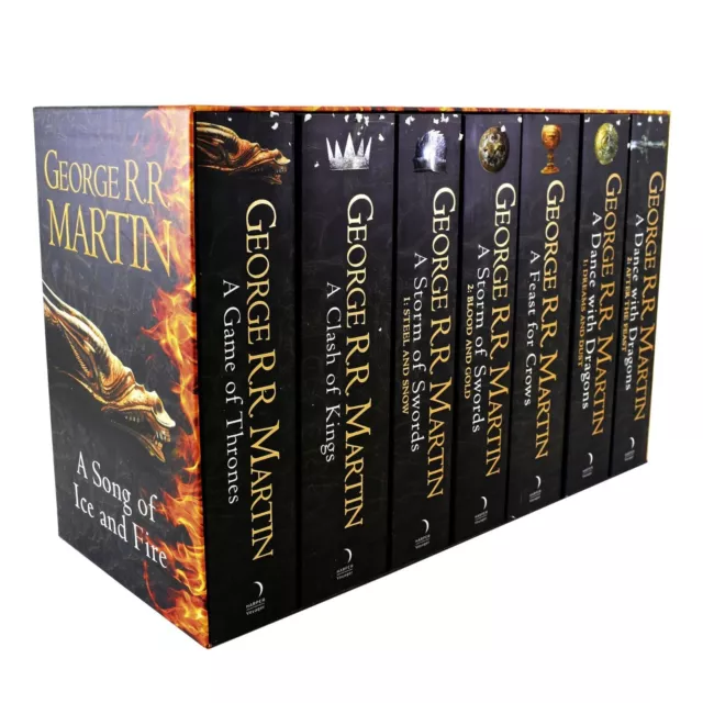 Game of Thrones by George RR Martin 7 Books Box Set - Fiction - Paperback