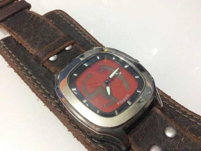 VINTAGE FOSSIL JR-8292 Animated Seconds Big Tic ,very Rare