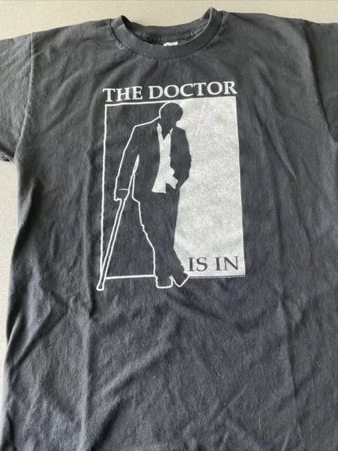 Vintage Dr. Gregory House M.D The Doctor Is In TV Promo T Shirt Size Small