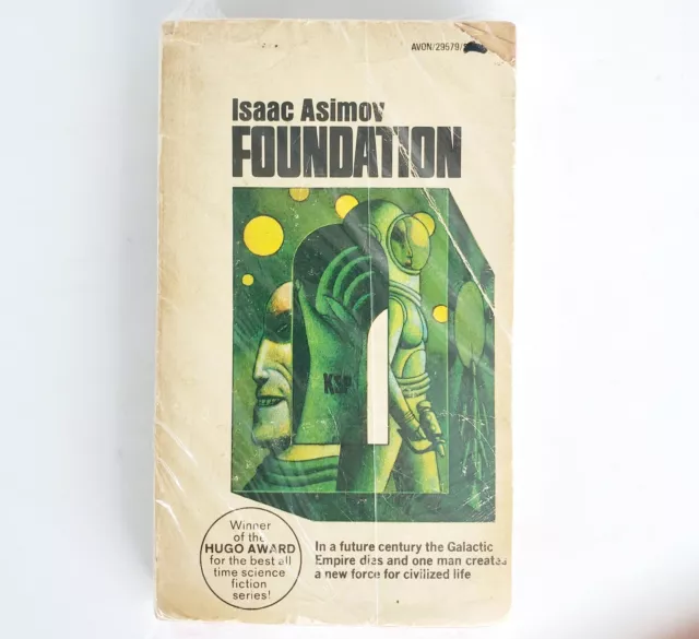 Vintage Avon Paperback Isaac Asimov Foundation Science Fiction Book Hugo Award