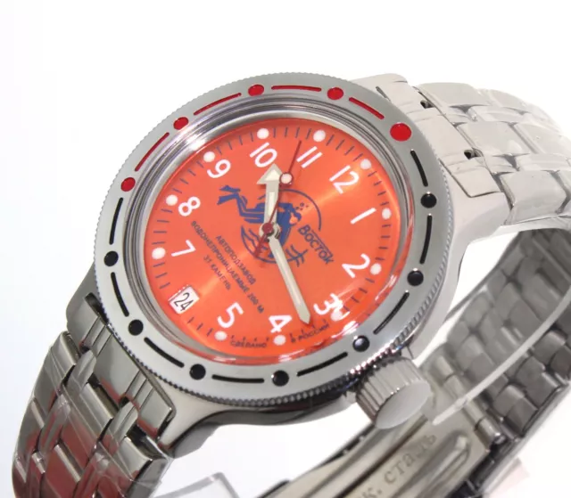 Vostok Amphibia  russian diver watch 200m. sub. 420378