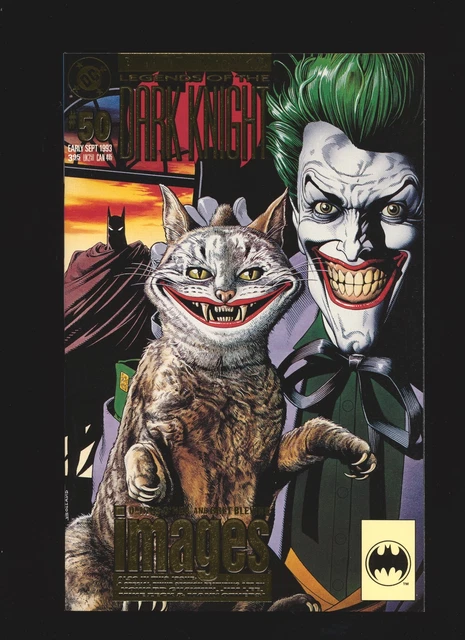 Batman Legends of the Dark Knight # 50 - Bolland embossed gold cover NM- Cond.