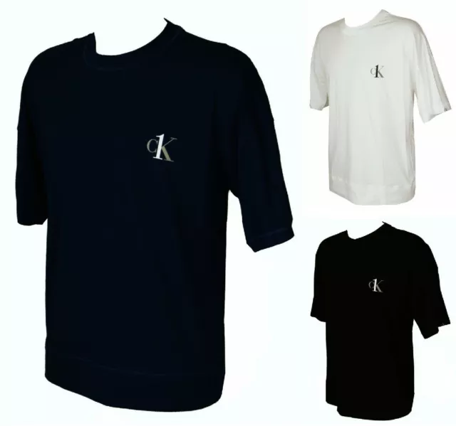 T-shirt uomo maglietta manica corta girocollo cotone CK CALVIN KLEIN articolo NM