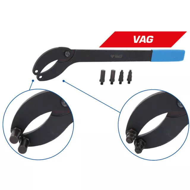 Ks tools Brillante Utensili Kurbelwellen-Gegenhalte-Schlüssel per VAG