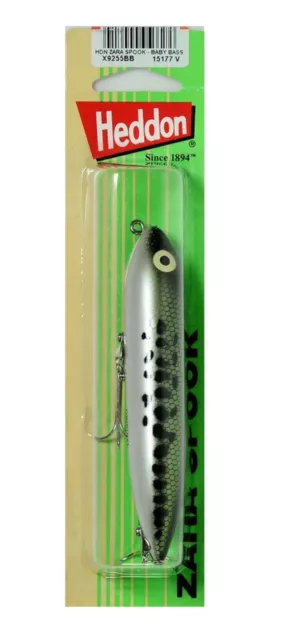 Heddon X9255BB Zara Spook 3/4 OZ Baby Bass Fishing Hard Bait Topwater Lure