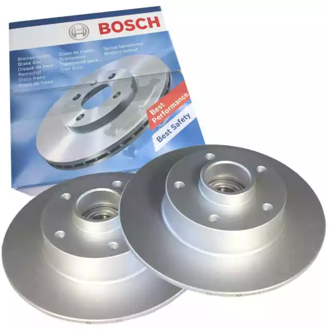 2 Bosch Disques de Frein Avant pour Audi