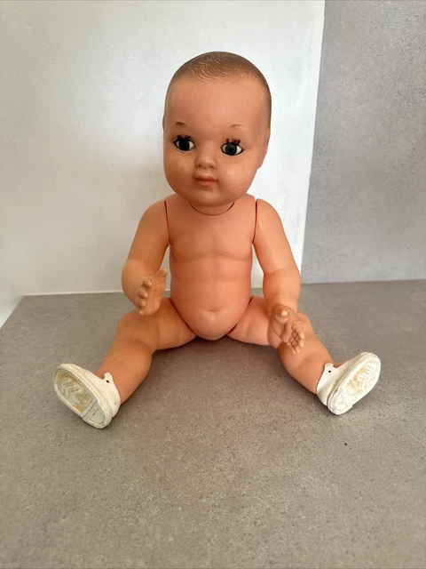 ANCIEN POUPON VENUS ? 45 CM TENUE ET CHAUSSURES D'ORIGINE ANNÉES 50