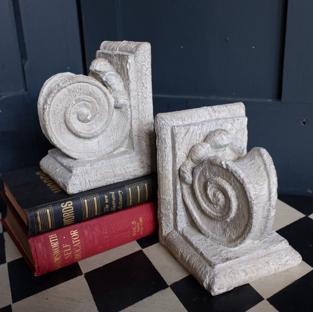 NEW RUSTIC COLUMN Cream Vintage Style Ornate Shabby Chic Shelf Tidy