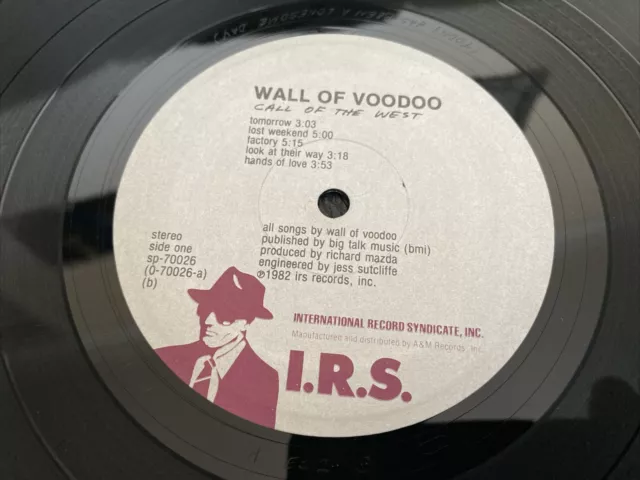 Wall Of Voodoo - Call Of The West 1982 Vinyl Lp Vg+ / Vg+ 3