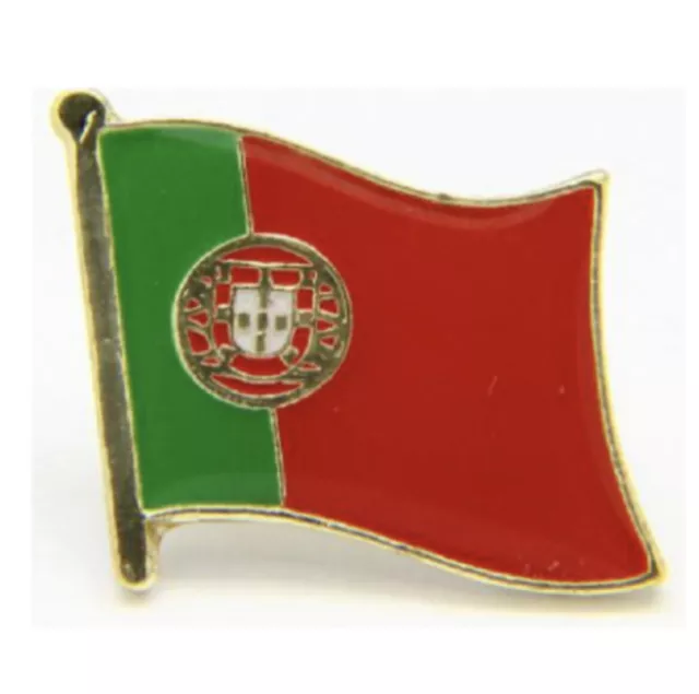 Portugal Drapeau Pays Broche Revers Cravate Tack Lds Missionnaire Statesman Ties