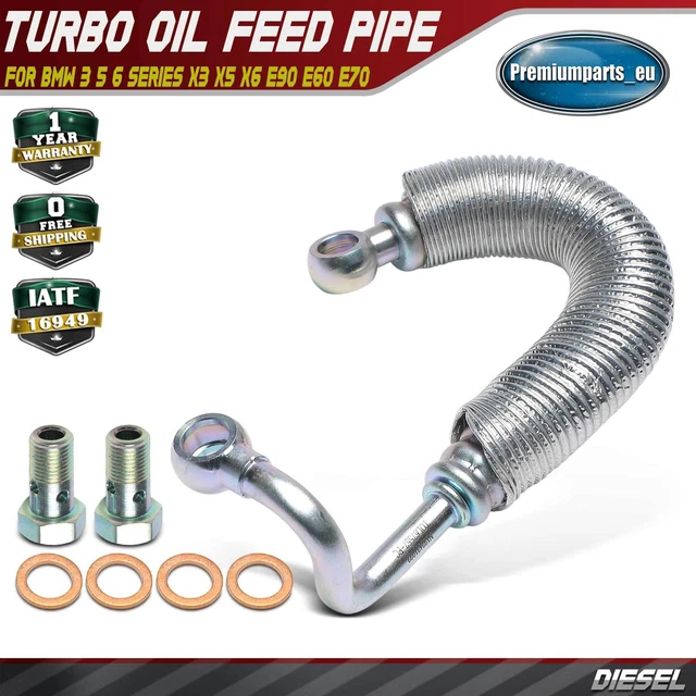 Upgrade Turbo Coolant Lne Repar Hose Kt For BMW N63 X5 X6 E70 E71