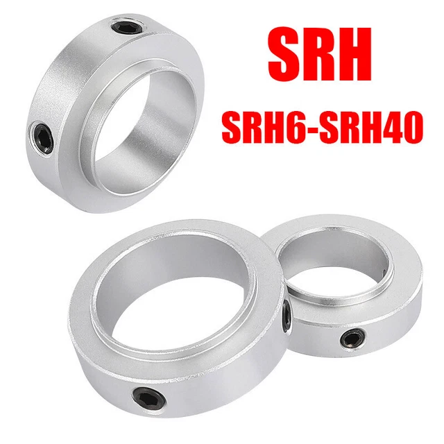 Collare albero SRH con grub vite fissaggio anello limite ID 6 mm a 40 mm lega di alluminio