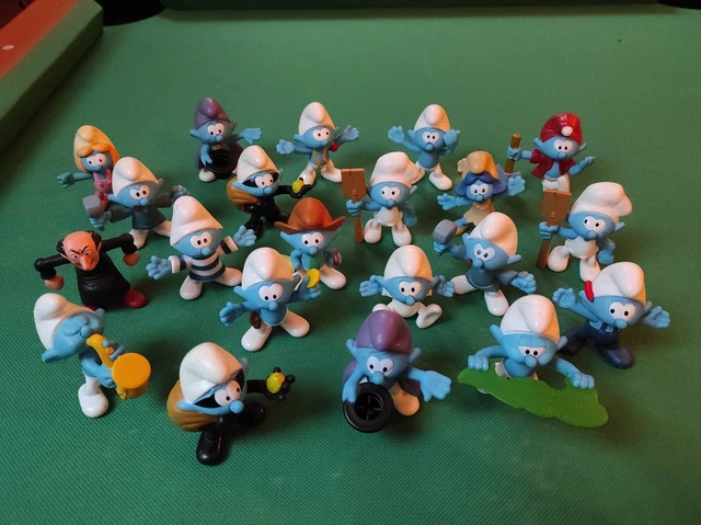 Lot De 51 Figurines Schtroumpfs – édition McDonald's, D'occasion, Thème BD