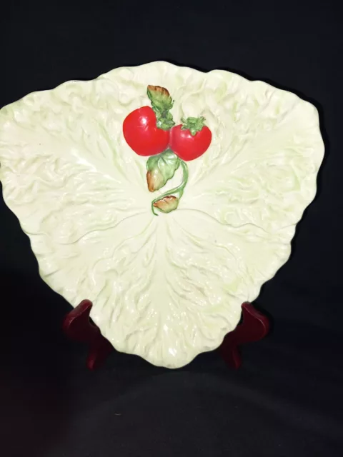 Carlton Ware Australian Design Triangular Lettuce Tomato Salad Dish Undamaged