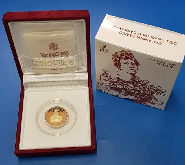 2 Euro Vatikan 2021 "Caravaggio" Proof