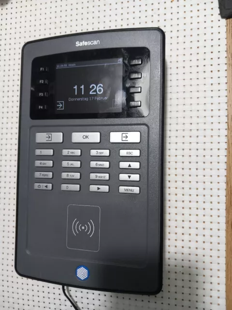 Safescan TA 8010 Zeiterfassungssystem RFID - Netzwerk und USB