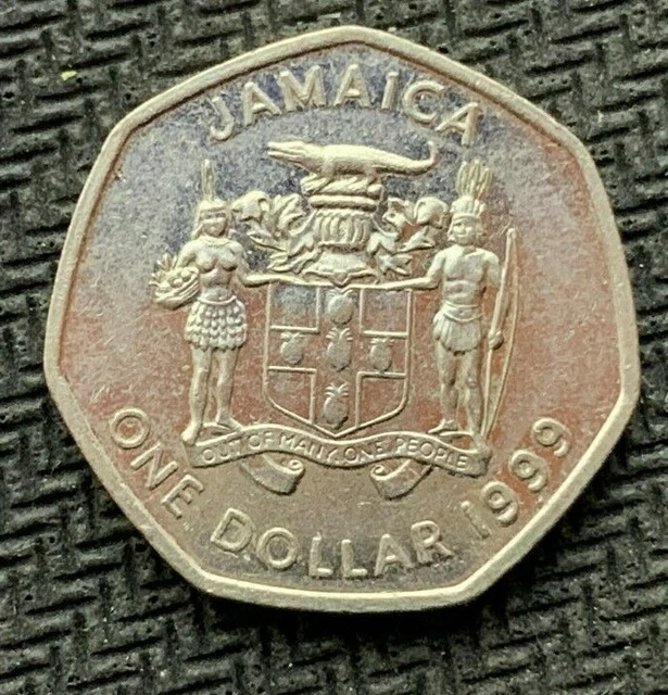 1999 Jamaica 1 Dollar Coin     #B1244