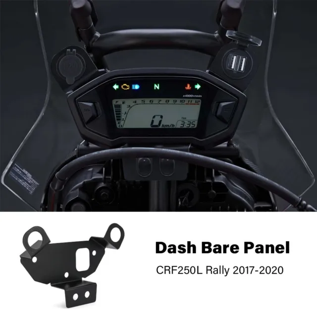 For HONDA CRF250L 250 L Rally Dash Bare Panel Instrument USB Charger Bracket