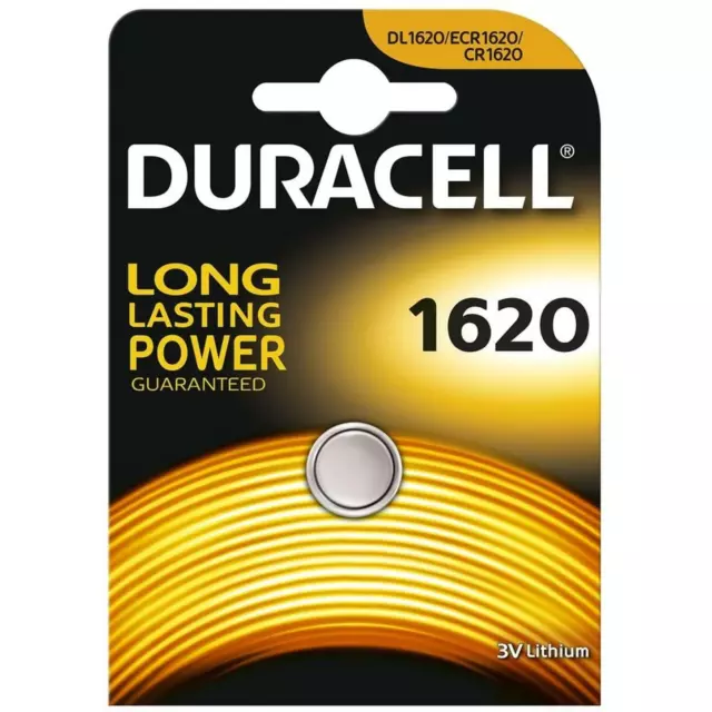 [Ref:DUR030367] DURACELL Pile bouton lithium "Electronics" CR1620 3 volt