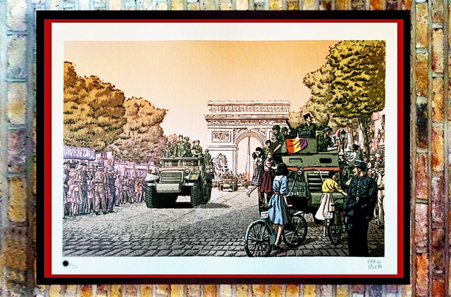 Litografía. Paco Roca - Los-Surcos-del-Azar-Portada-Francesa-E