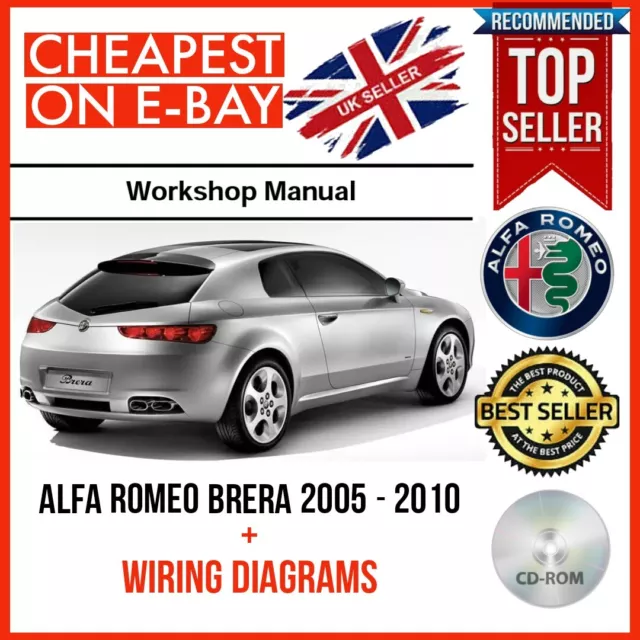 Alfa Romeo Brera Workshop Service Repair Manual 2005 - 2010