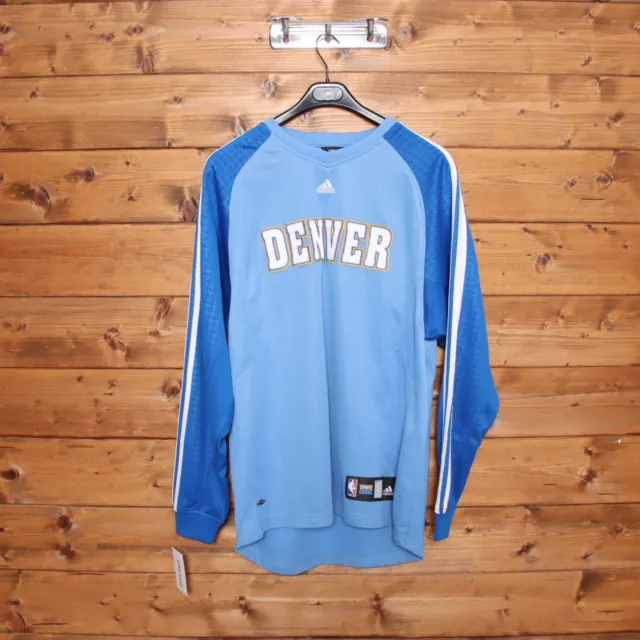 Jersey Adidas Denver Nuggets Utilisé (Cod.EBAY1932) Taille:M Homme / Unisex Bleu