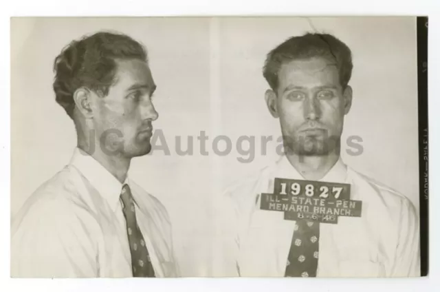 Early 20th Century Mug Shots - Edward Grass/Escaped Convict - 1946