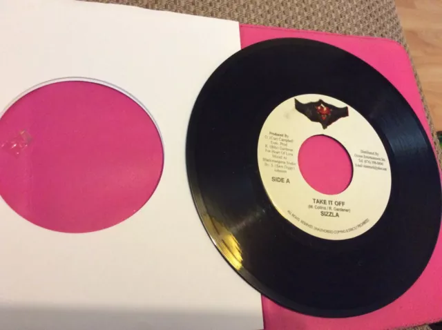 Sizzla/Sanjay - Take It’s Off/Start WIth The Bed 7" Vinyl 45rpm Reggae Dancehall