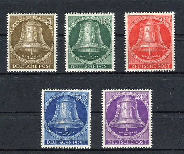 Berlin 101 - 105 Freiheitsglocke Klöppel Mitte Satz postfrisch (8759)