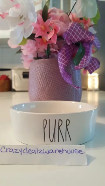 Rae Dun ~ Plato de comida para gatos Purr plato para mascotas 5"" ~ NUEVO~